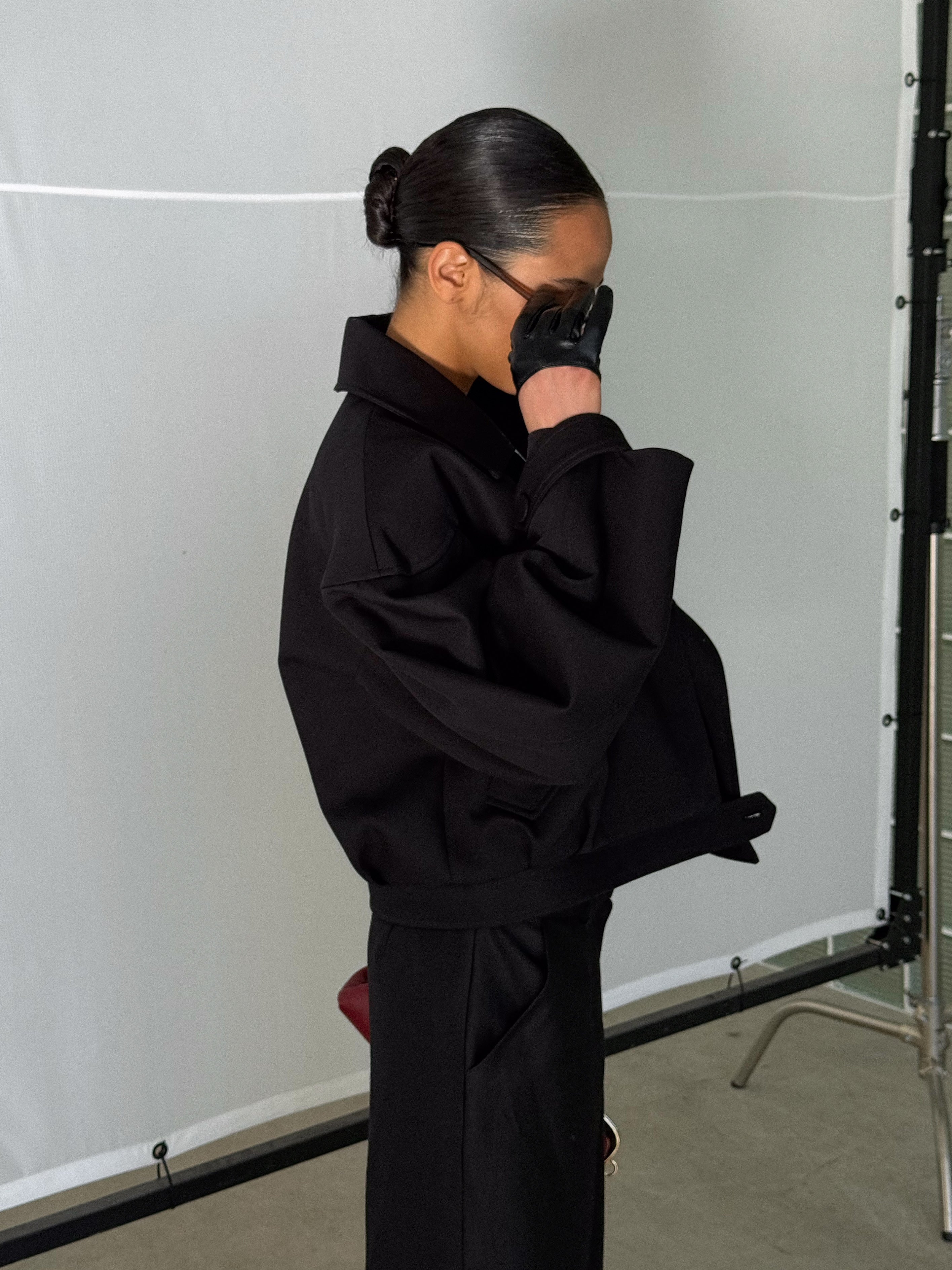 Black Bomber Jacket