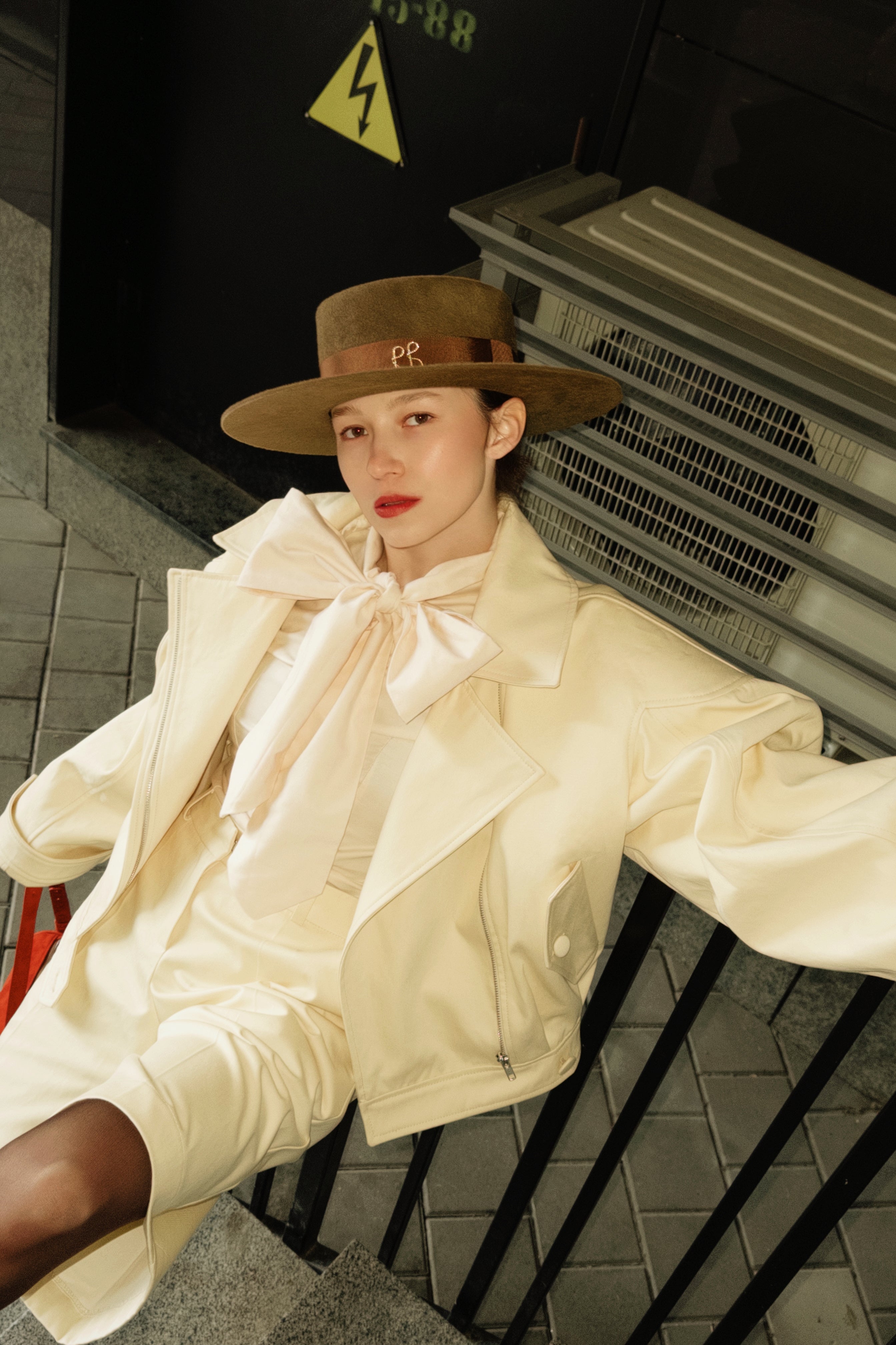 Bomber Jacket with Detachable Hood