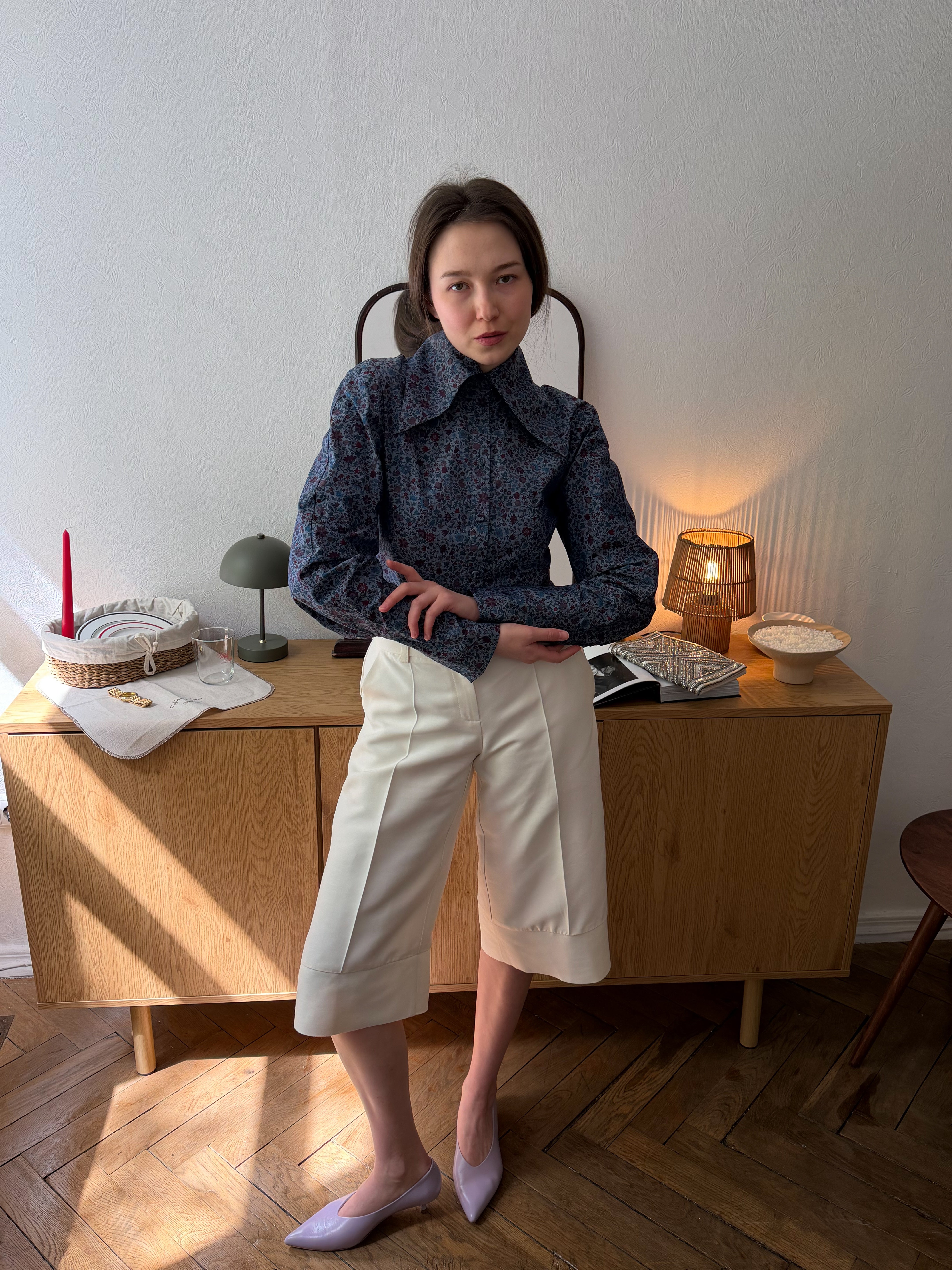 structured heavyweight cotton shorts