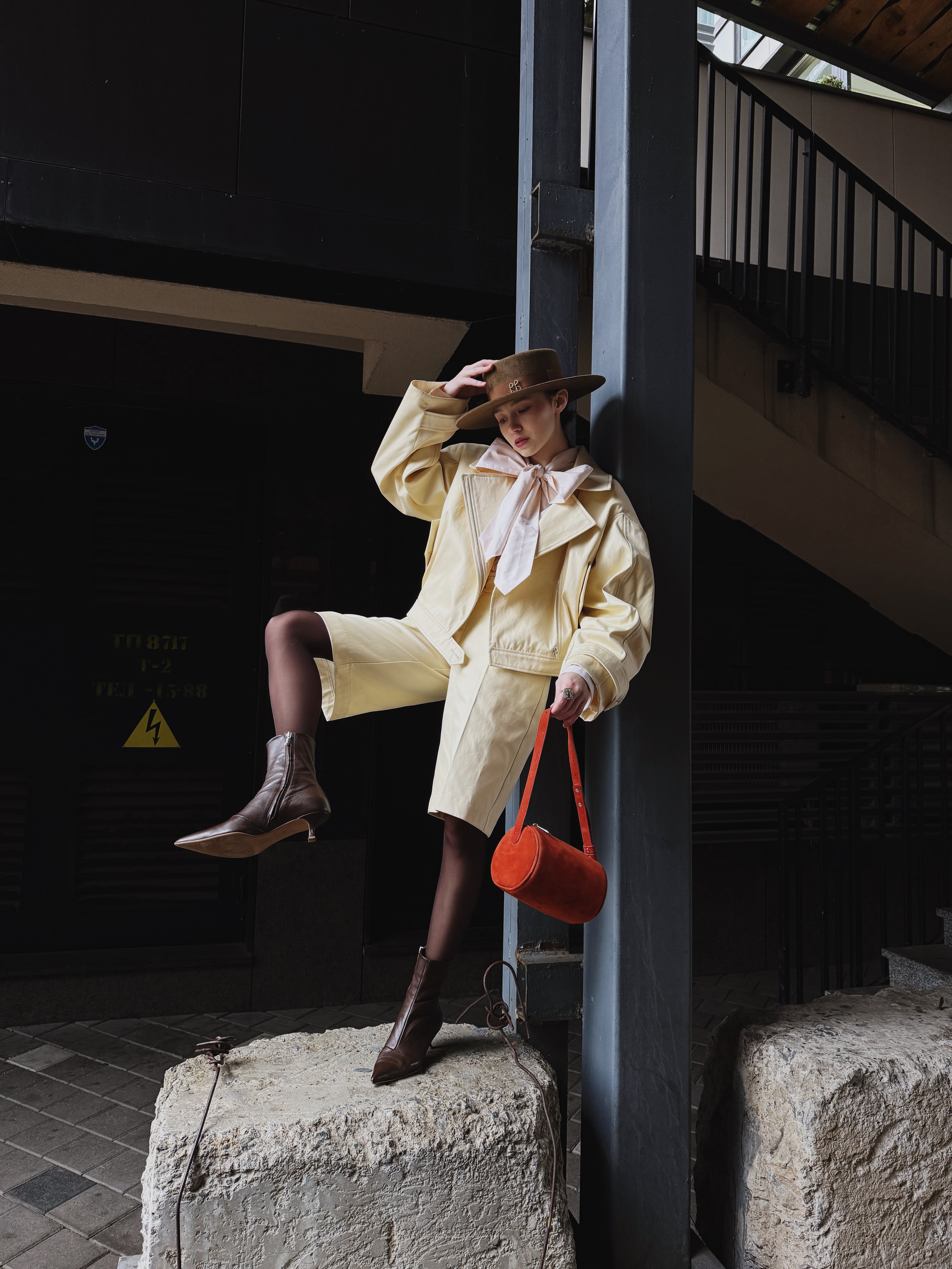 Bomber Jacket with Detachable Hood