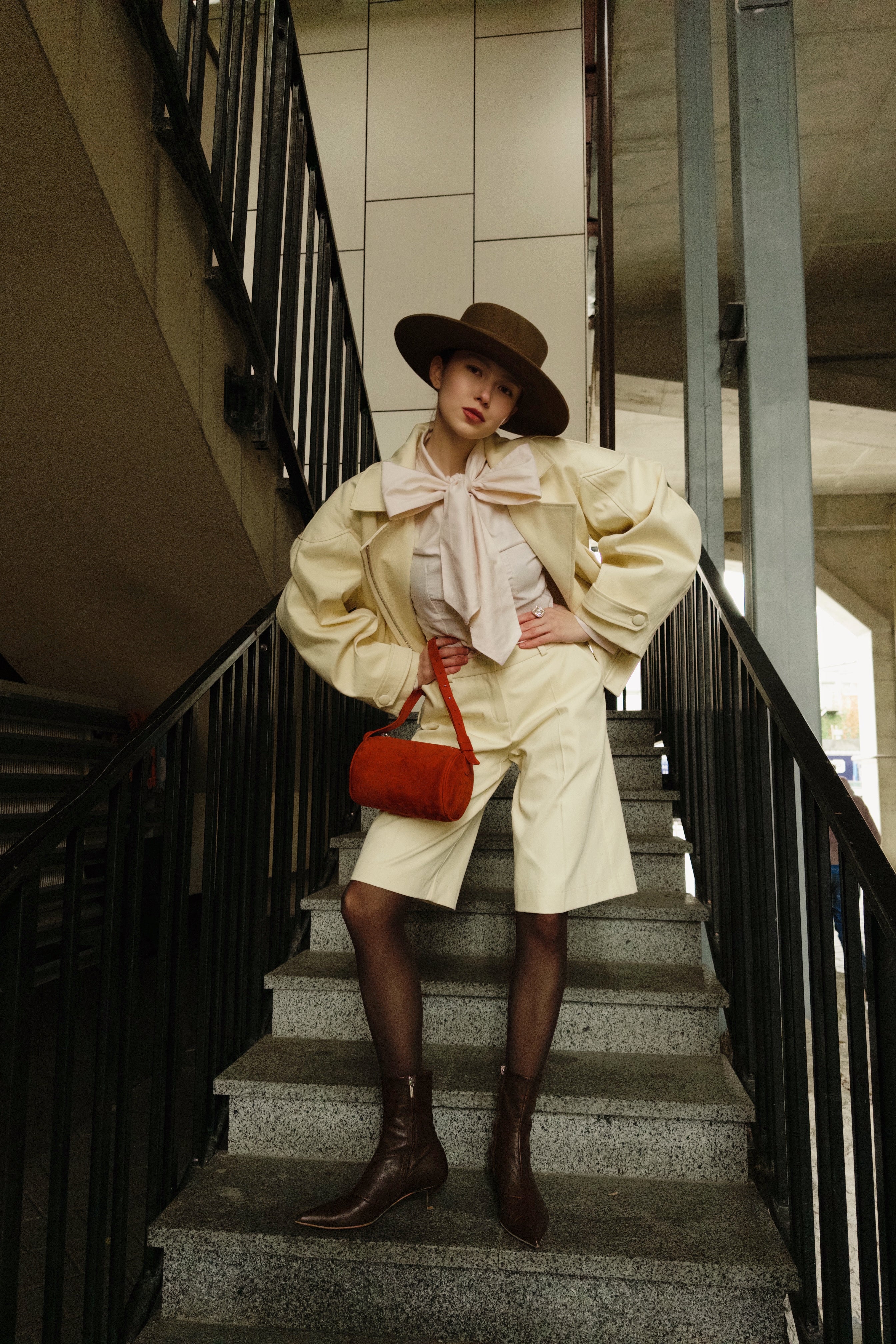 COTTON BERMUDA SHORTS