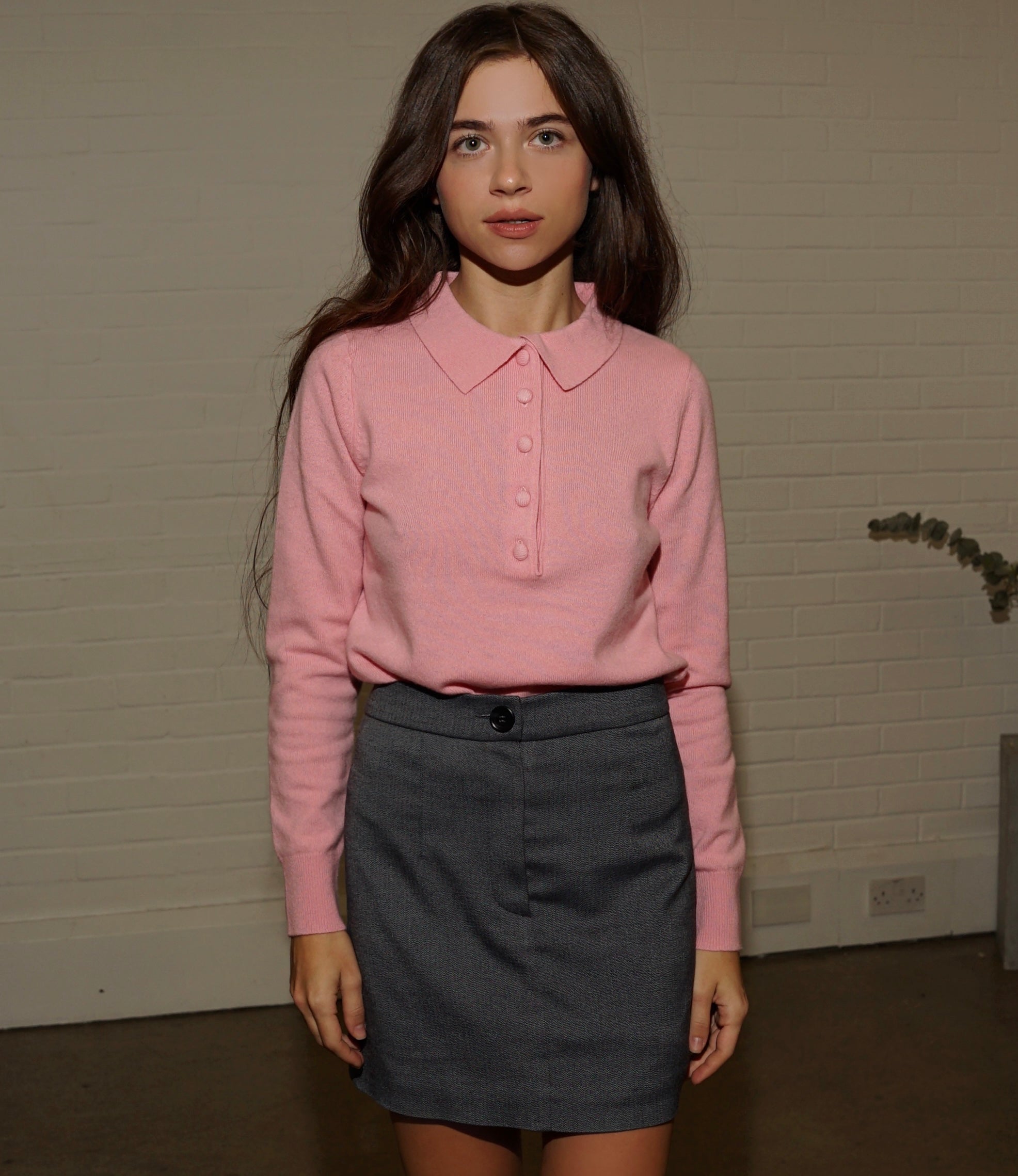 Set of Pure Wool Jacket & Mini Skirt