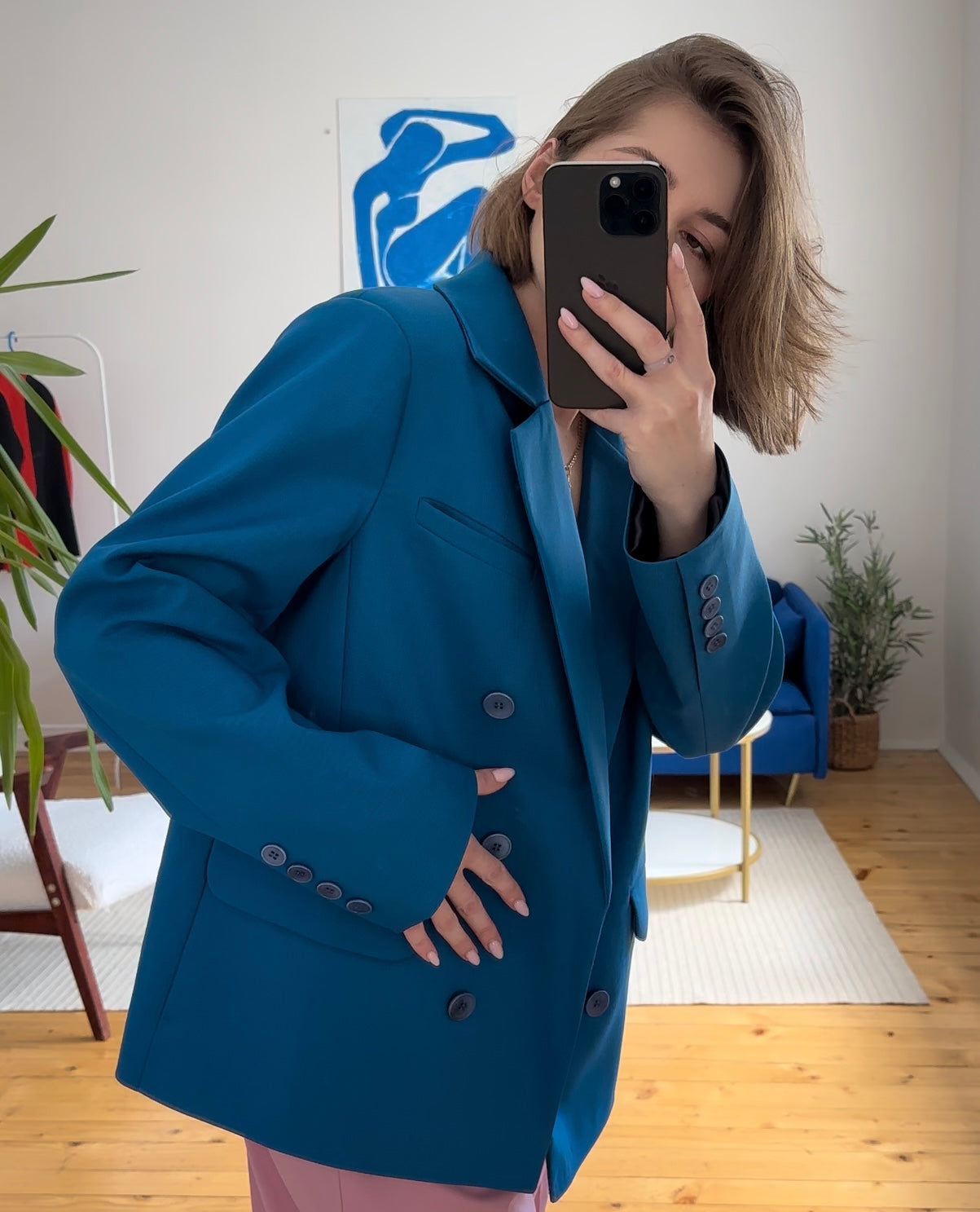 Pure Wool Blue Jacket